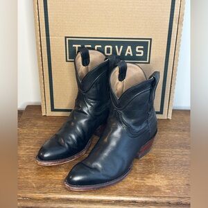 Women’s Tecovas cowboy, Penny boot, size 7 black leather